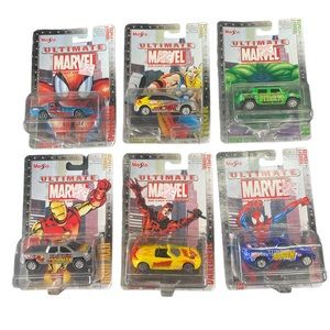 Ultimate Marvel Vintage Hot Wheels Series #1 Set of 6